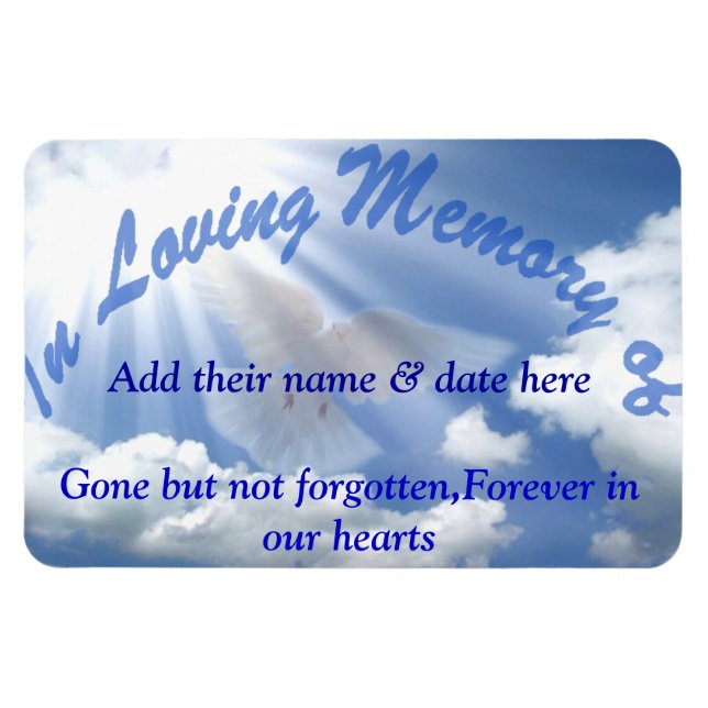 In Loving Memorie of..Premium Flexi Magnet (Horizontal)