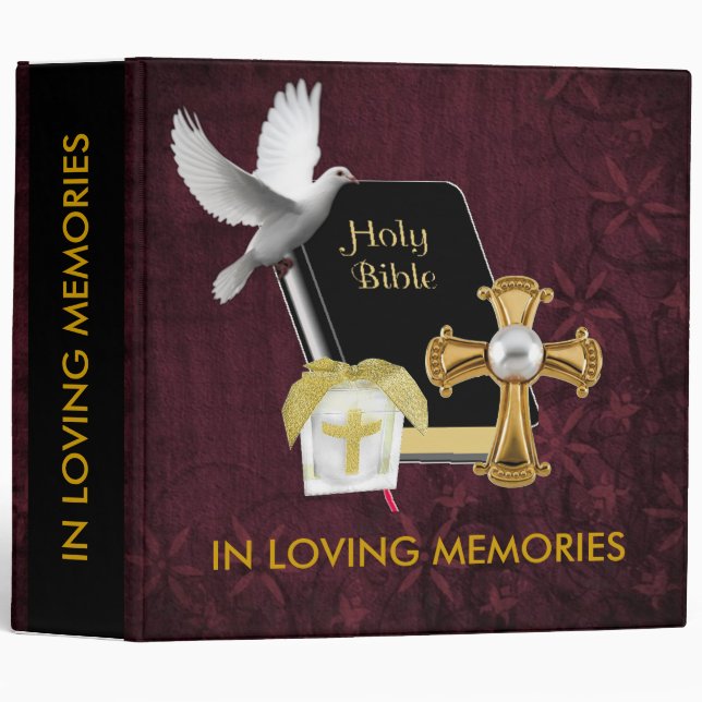 IN LOVING MEMORIES BINDER (Front/Spine)