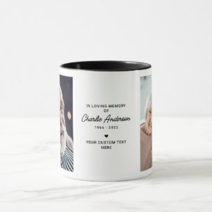 In Loving Memory 2-Photo Personal Message Mug