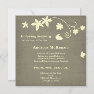 In loving Memory Announcement