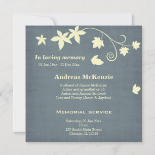 In Loving Memory Announcement