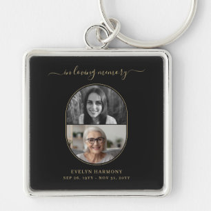 In Loving Memory Before & After Photo Keychain