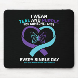 In Loving Memory Butterfly Dad Suicide Prevention  Mouse Pad