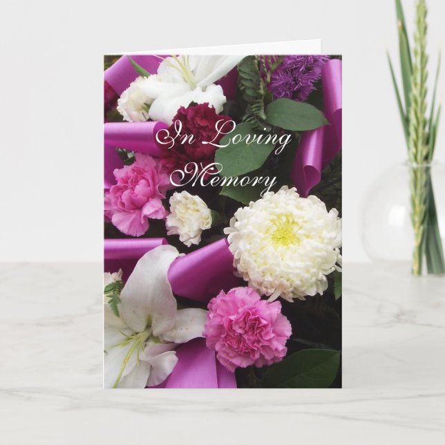 In Loving Memory Card (Front)