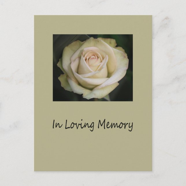 In Loving Memory/Celebration of Life Invitation (Devant)