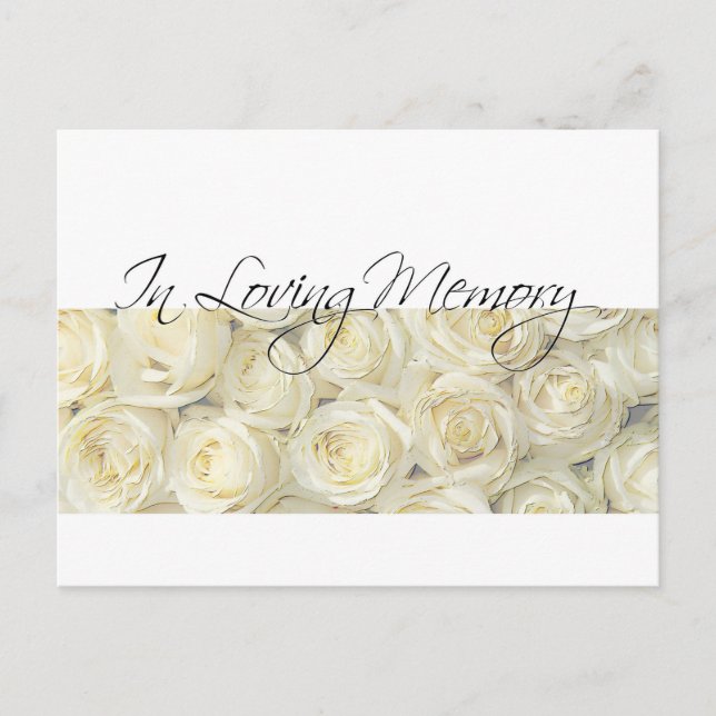 In Loving Memory/Celebration of Life Invitation (Devant)