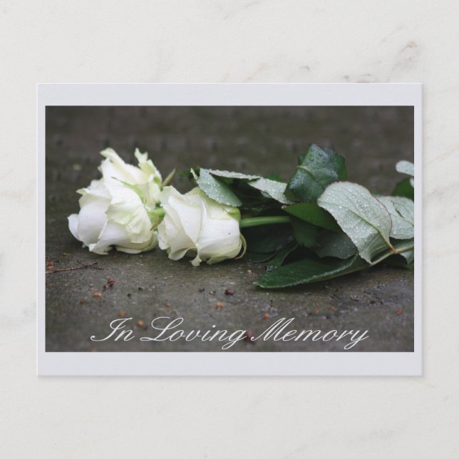 In Loving Memory/Celebration of Life Invitation Postcard (Front)