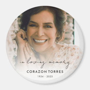 In Loving Memory Celebration of Life Photo Funeral Magnet