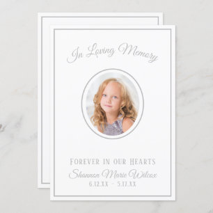 In Loving Memory Custom Colour Funeral Program