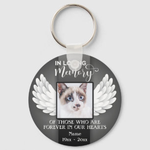 In Loving Memory Custom Photo, Cat Memorial Keychain
