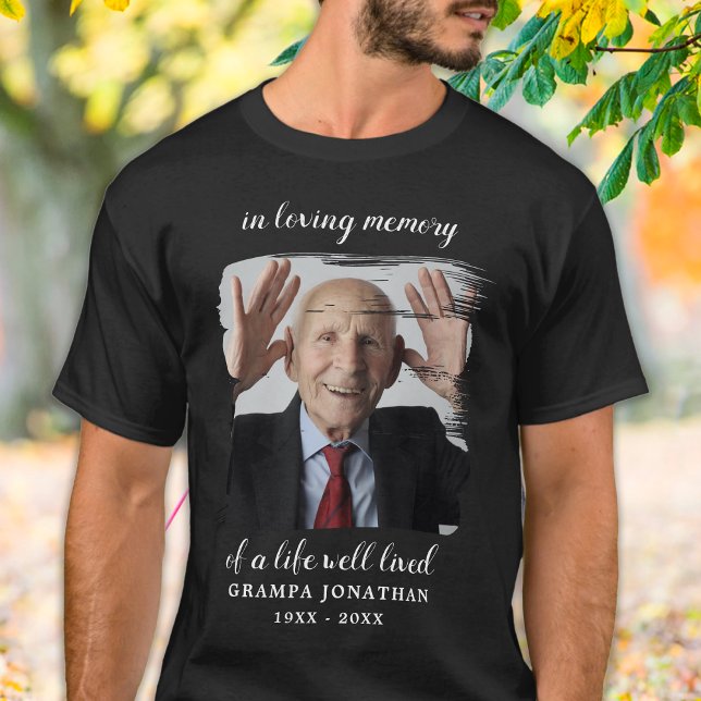 In Loving Memory Custom Photo Keepsake Memorial T-Shirt (Creator Uploaded)