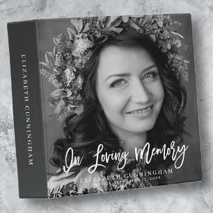 In Loving Memory Custom Photo Memorial Binder