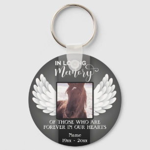 In Loving Memory Custom Photo, Name & Message  Keychain