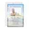 In Loving Memory Elegant Beach Photo Funeral