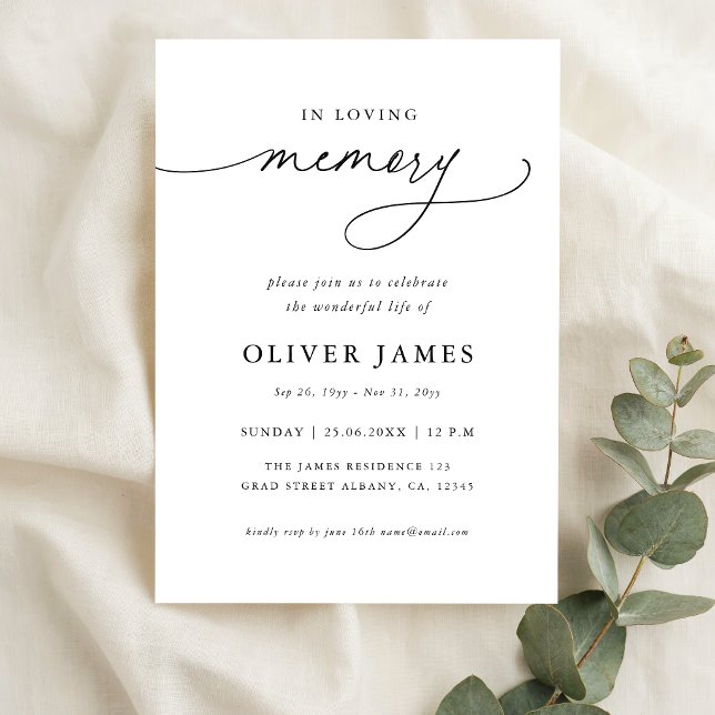 In Loving Memory Elegant Funeral Program (Creator Uploaded)
