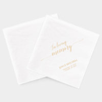 In Loving Memory | Elegant Script Memorial Funeral