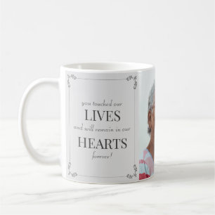 In Loving Memory Elegant Tribute Light Grey Coffe Coffee Mug