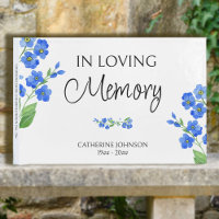 In Loving Memory Forget me Not Floral Condolences
