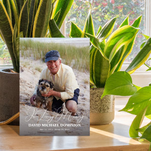 In Loving Memory Full Photo Memorial Program