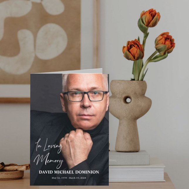 In Loving Memory Full Photo Memorial Program (Creator Uploaded)