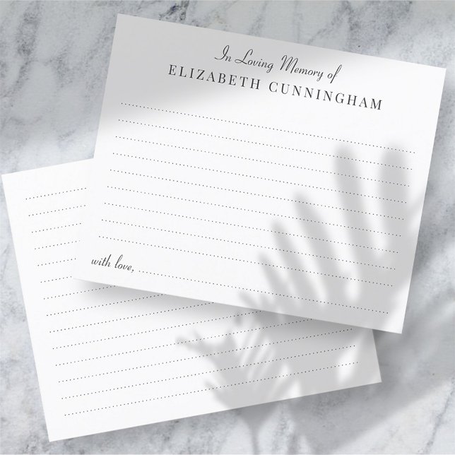 In Loving Memory Funeral Classic Share A Memory (Creator Uploaded)