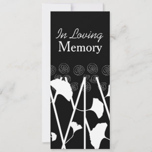 In Loving Memory Ginkgo 1 Memorial Service Invitation