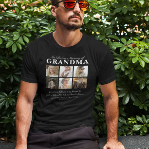 In Loving Memory Grandma 6 Photo T-Shirt