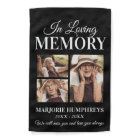 In Loving Memory Grave Stone Garden Flag