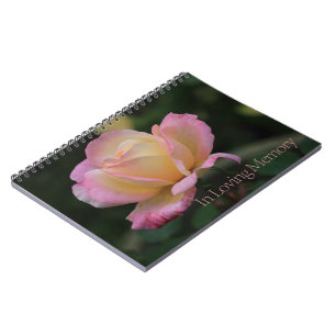 In Loving Memory  guestbook Notebook