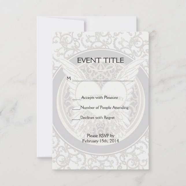 In Loving Memory Invitation (Front)