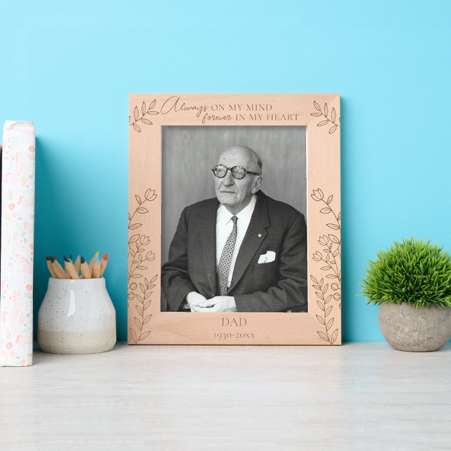 In Loving Memory Keepsake Personalized Memorial Etched Frames (Creator Uploaded)