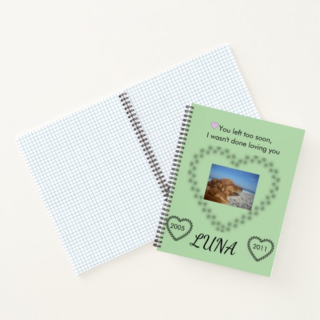 In Loving Memory Lime Green Awareness Tribute Notebook (Inside)