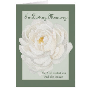 In Loving Memory Mass Offering Sympathy - Peony