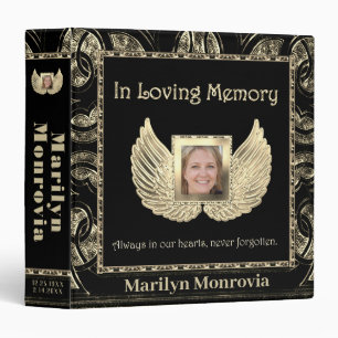 In Loving Memory Memorial 3 Ring Binder