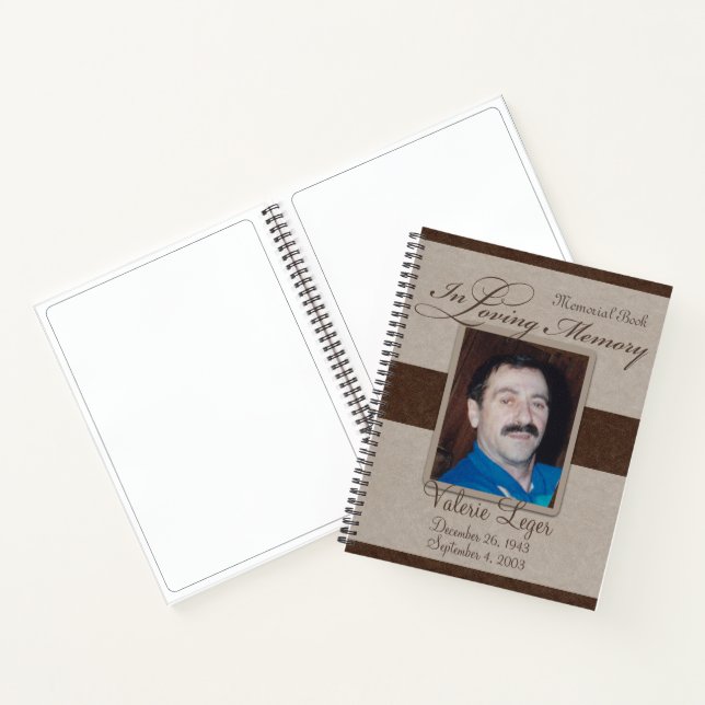 In Loving Memory Memorial / Guestbook Notebook (Inside)