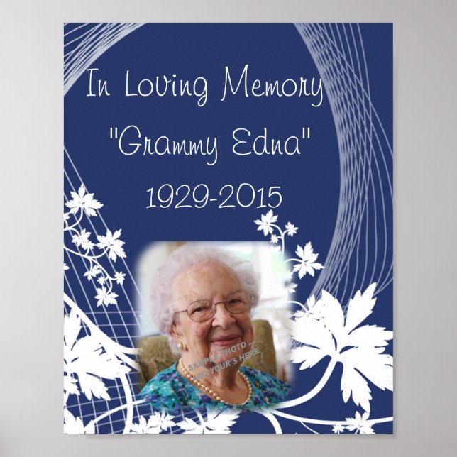 In Loving Memory Memorial - In memory Poster Photo (Front)