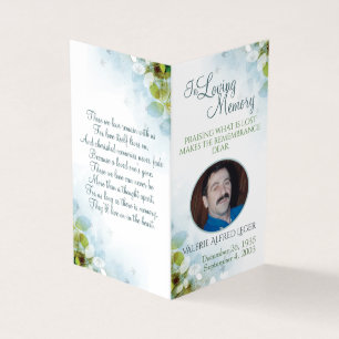 In Loving Memory Memorial Keepsake