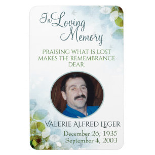 In Loving Memory Memorial Keepsake Magnet