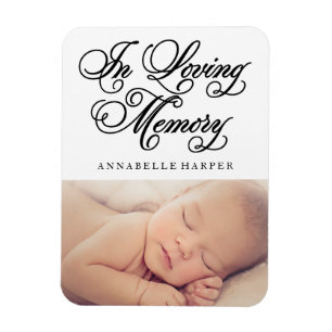 In Loving Memory   Memorial Magnet