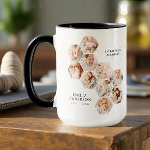 In Loving Memory Memorial Modern 10 Photos Mug