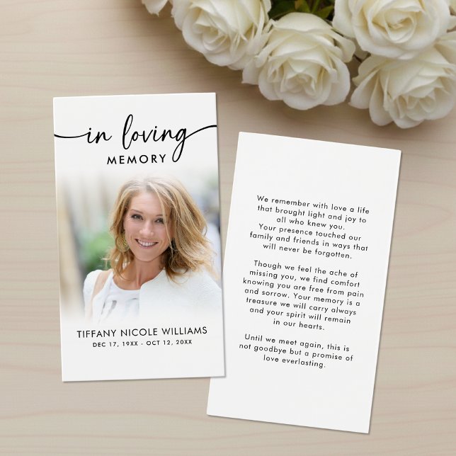 In Loving Memory Memorial Photo Cards (Creator Uploaded)