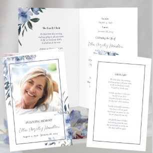 In Loving Memory Memorial Service Program