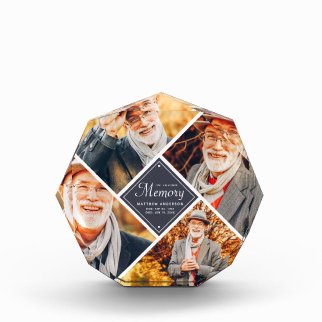 In Loving Memory Modern Multi Photo Template (Front)