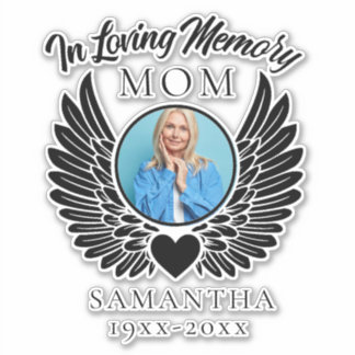 In Loving Memory Mom Custom Car decals