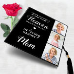 In Loving Memory Mom Personalized 3 Photo Memorial Graduation Cap Topper<br><div class="desc">Honour your beloved Mom on graduation day with a custom photo collage memorial graduation cap topper. This unique mom memorial keepsake graduation cap is the perfect gift for yourself, family or friends to pay tribute to your loved one. We hope your memorial graduation cap topper will bring you peace, joy...</div>