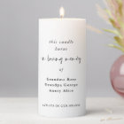 In Loving Memory Names Elegant Script Wedding