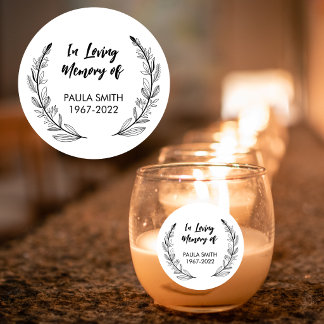 In Loving Memory of Classic Round Sticker