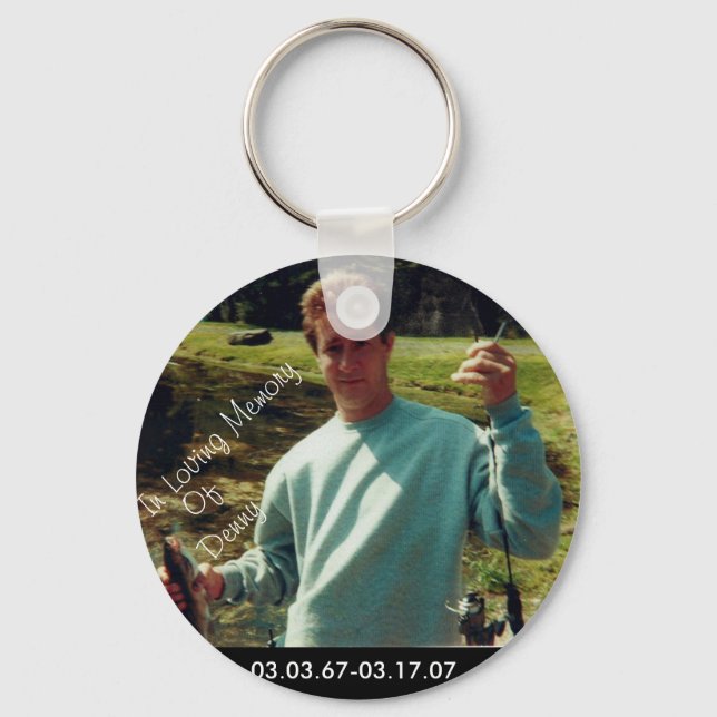 In Loving Memory Of Denny Keychain (Front)