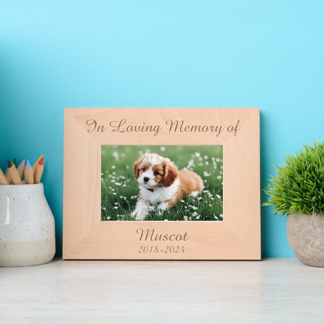In Loving Memory of Family Pet Etched Frames (Creator Uploaded)