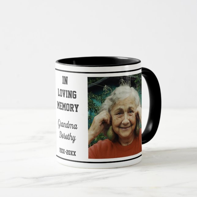 In Loving Memory Of Grandma Remembrance 2 Photo   Mug (Front Right)